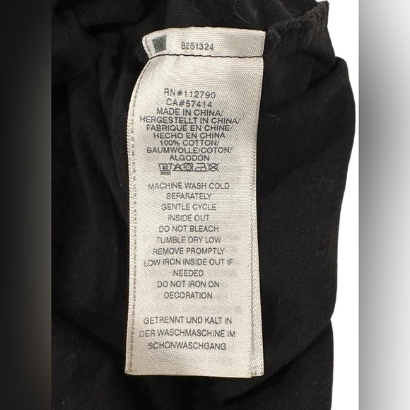 True Religion Men’s Horseshoe Logo T-shirt Men’s Size XXL Black White - Picture 10 of 10